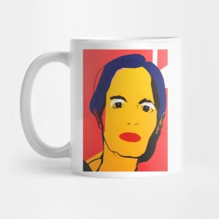 Pop Art Woman Face Mug